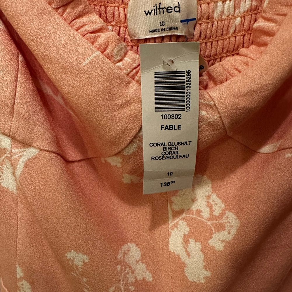 Aritzia Pink Floral Dress - Picture 4 of 5